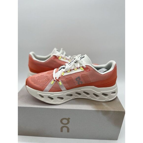 On Men's Cloudeclipse Running Shoes Flame Ivory NWB Size 11.5 - Picture 5 of 9